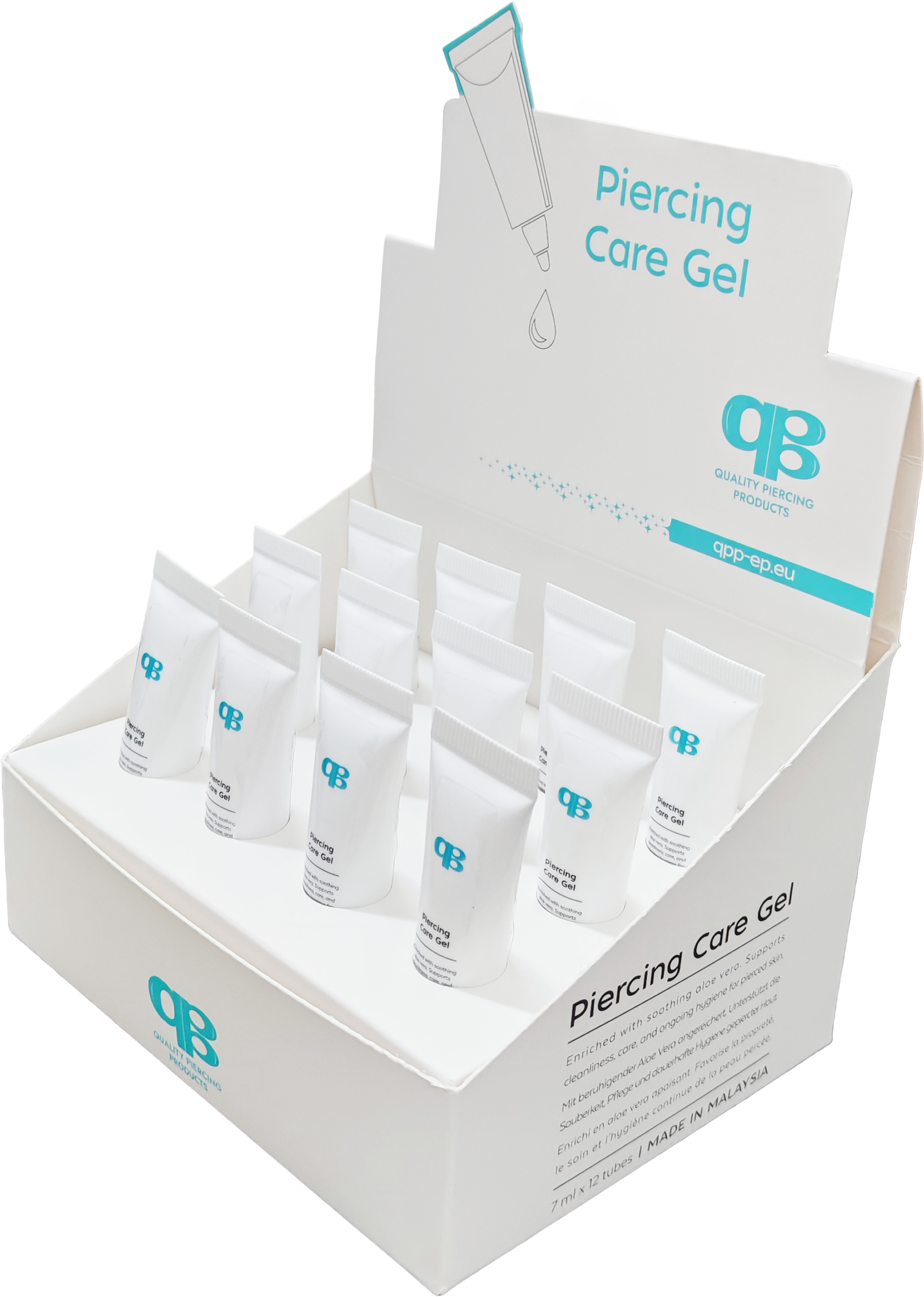 QPP Oorverzorgingsgel à 7ml, 12 Tubes per Doos, Artikelcode PCG-12-EU